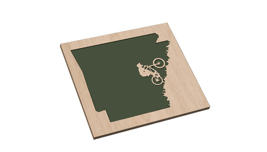 Arkansas Mountain Biker - SVG - Digital Download