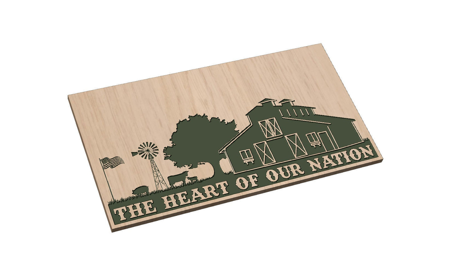 The Heart of Our Nation - SVG - Digital Download