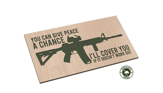 You Can Give Peace a Chance - SVG - Digital Download