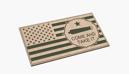 Tattered Flag 2 with Come and Take it - SVG - Digital Download