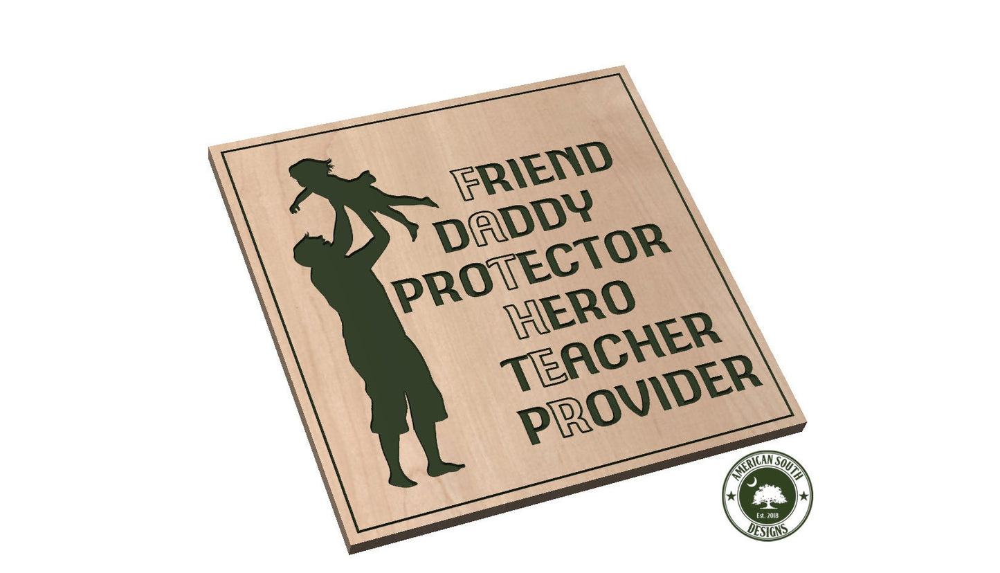 FATHER - Dad and Daughter - SVG - Digital Download