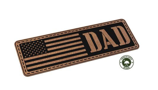 American Flag Dad - Stitching - SVG - Digital Download