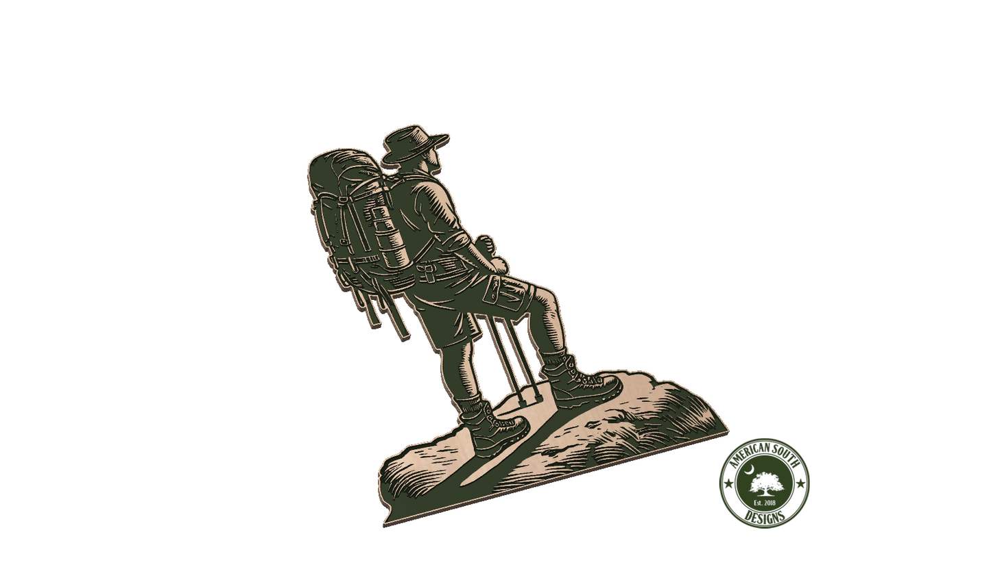 Hiker - SVG - Digital Download